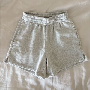Abercrombie & Fitch Light Gray Sweat Shorts